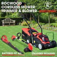 Cordless Lawnmower Trimmer &